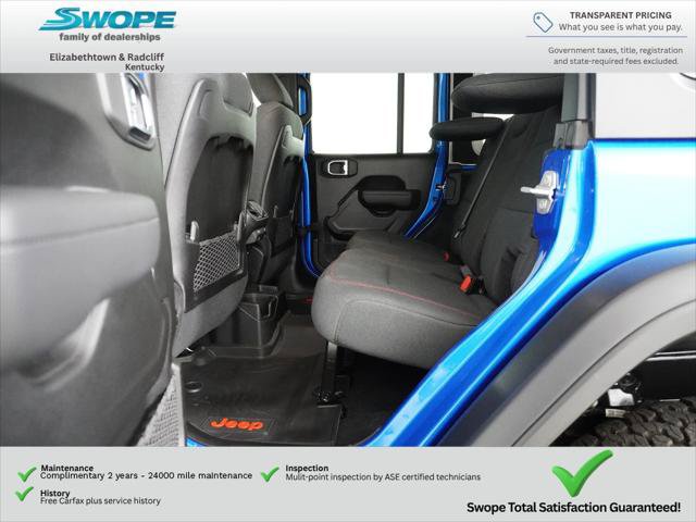 Certified 2024 Jeep Wrangler Unlimited Rubicon w/ Convenience Group AWD/4WD image 11