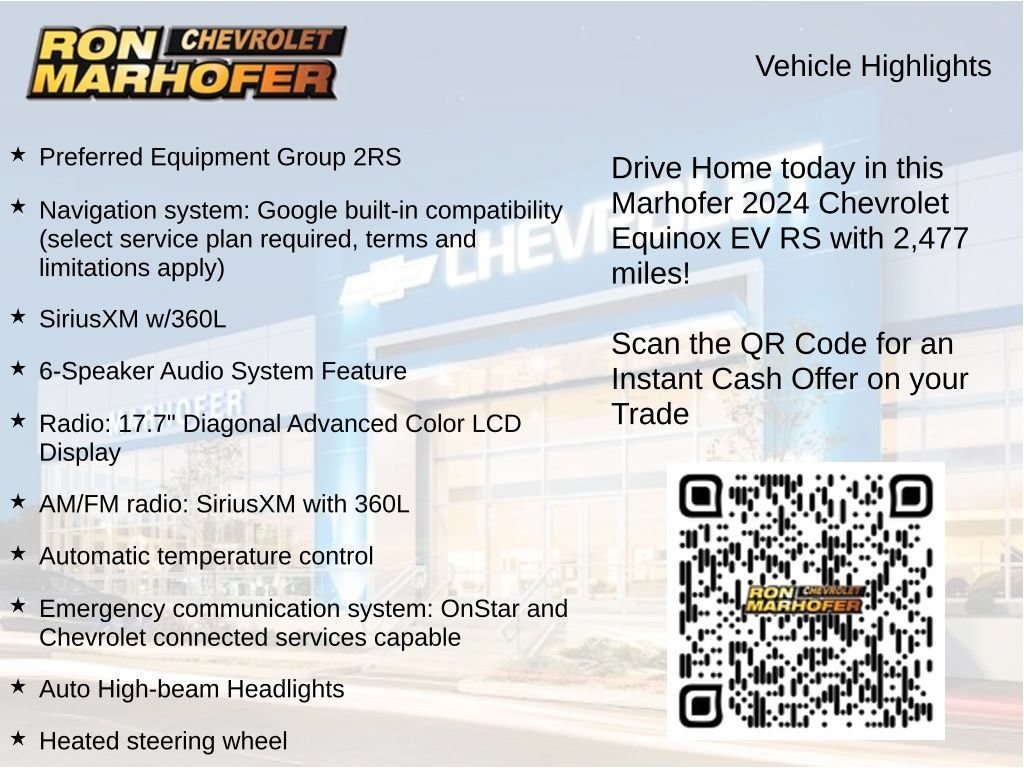 Used 2024 Chevrolet Equinox EV RS FWD image 14