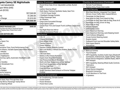 Used 2021 Toyota Camry SE w/ Convenience Package image 13