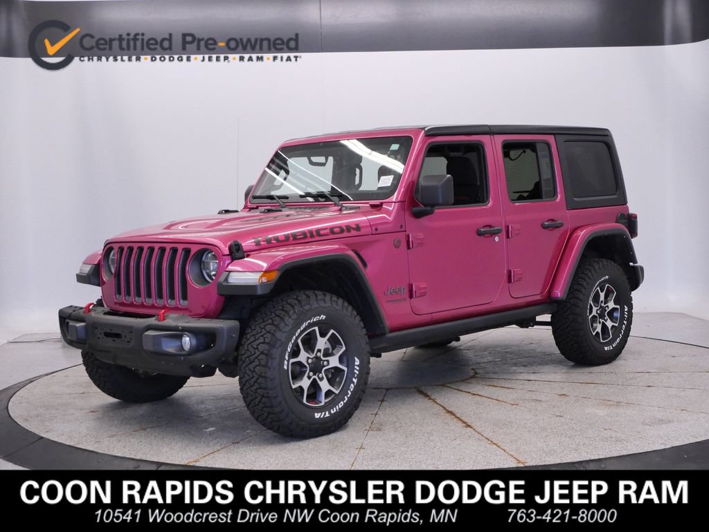 Certified 2022 Jeep Wrangler Unlimited Rubicon w/ Dual Top Group AWD/4WD 360° Tour