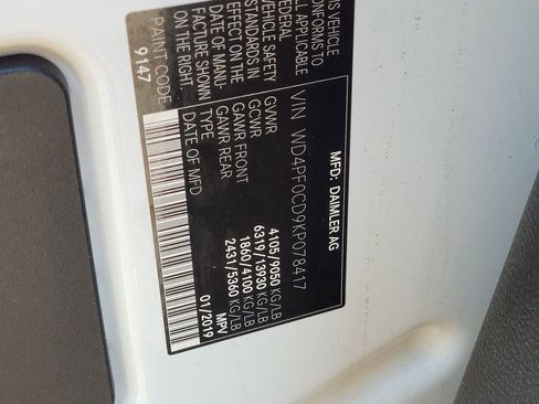 Used 2019 Mercedes-Benz Sprinter 144 Cargo image 33