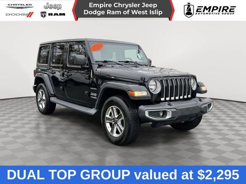 Used 2018 Jeep Wrangler Unlimited Sahara w/ Dual Top Group image 1