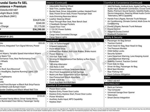 Used 2020 Hyundai Santa Fe SEL image 6