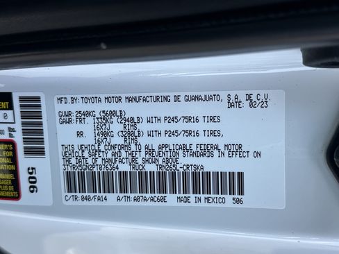 Used 2023 Toyota Tacoma SR RWD image 33