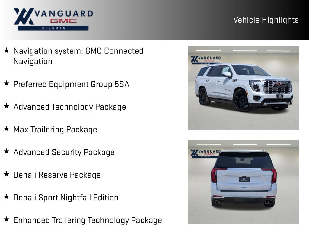 New 2026 GMC Yukon Denali w/ Denali Reserve Package AWD/4WD image 10