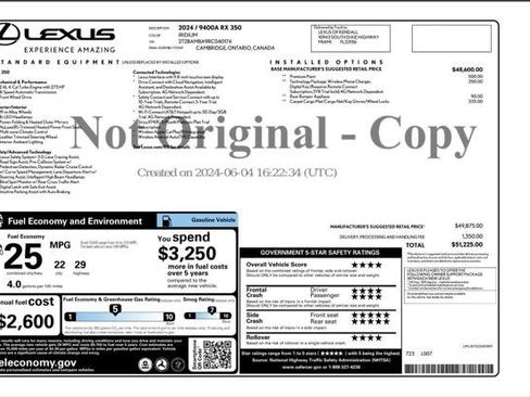 Used 2024 Lexus RX 350 FWD image 4