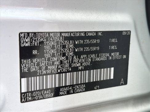 Used 2020 Toyota RAV4 Limited AWD/4WD image 6