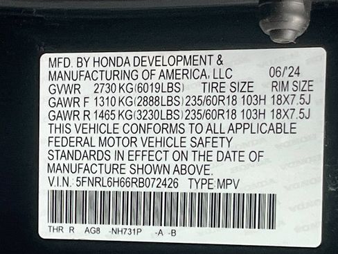 Used 2024 Honda Odyssey EX-L image 33