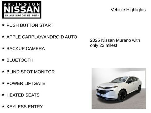 New 2025 Nissan Murano SV image 7
