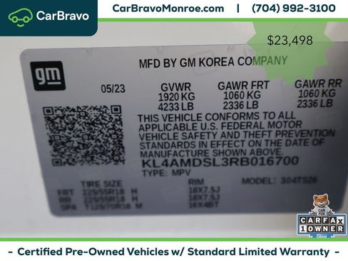 Certified 2024 Buick Encore GX Sport Touring w/ Comfort Package FWD image 48
