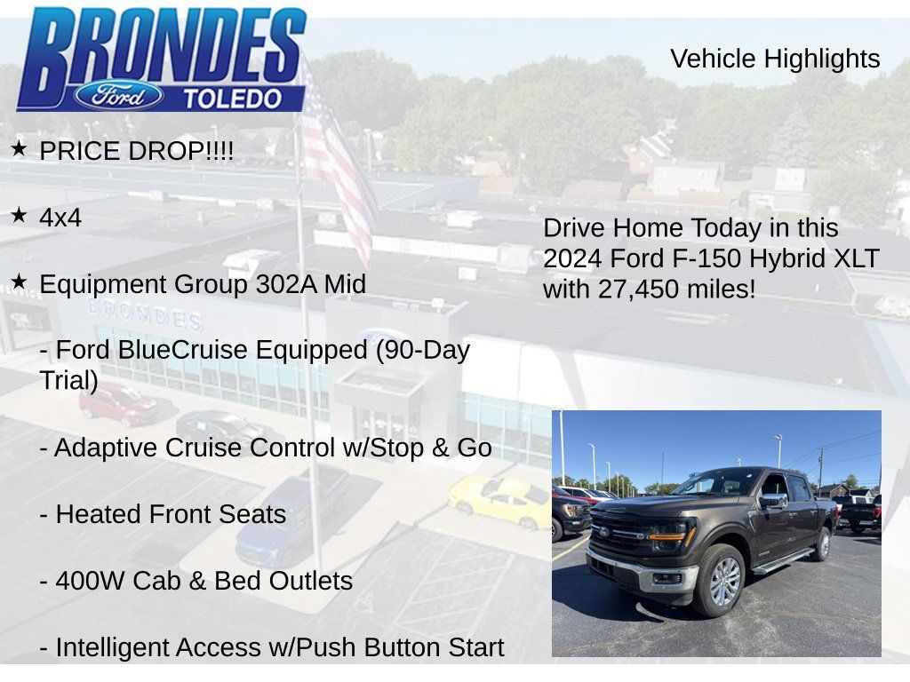 Used 2024 Ford F150 XLT w/ Equipment Group 302A MID AWD/4WD image 5