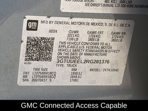 Used 2024 GMC Sierra 1500 AT4 w/ Technology Package AWD/4WD image 38