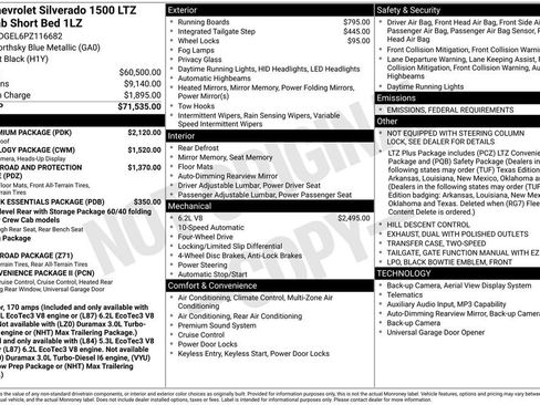 Used 2023 Chevrolet Silverado 1500 LTZ w/ LTZ Premium Package image 34