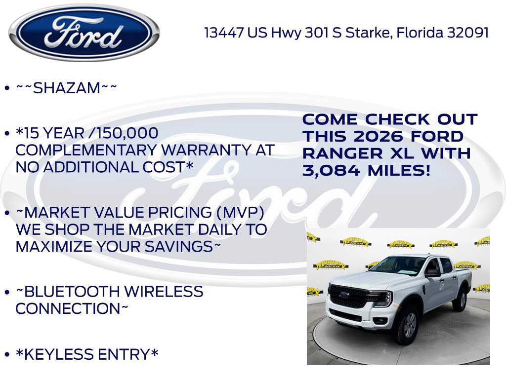 New 2026 Ford Ranger XL w/ Trailer Tow Package RWD image 5