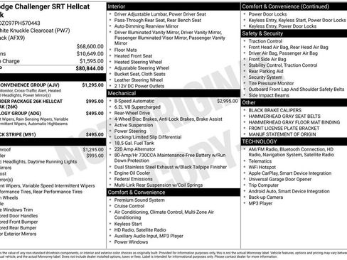 Used 2023 Dodge Challenger SRT Hellcat w/ Driver Convenience Group image 29