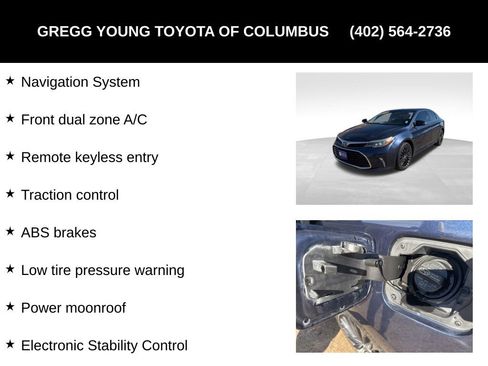 Used 2018 Toyota Avalon Touring w/ All Weather Liner Package image 7