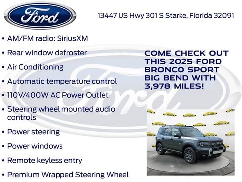 New 2025 Ford Bronco Sport Big Bend image 25