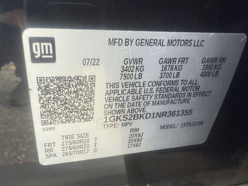 Used 2022 GMC Yukon SLT AWD/4WD image 18