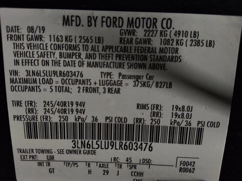 Used 2020 Lincoln MKZ Reserve w/ Elements Package FWD image 33