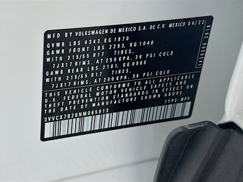 Used 2022 Volkswagen Taos S FWD image 12