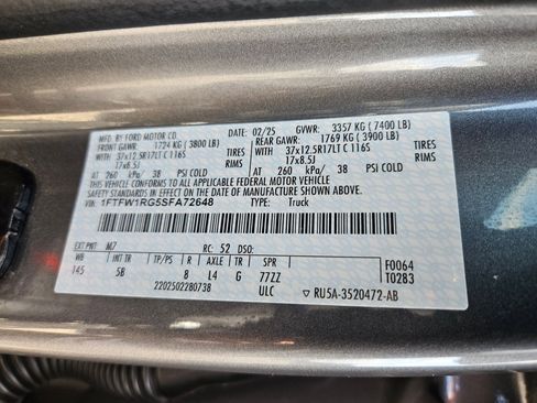 Used 2025 Ford F150 Raptor image 35