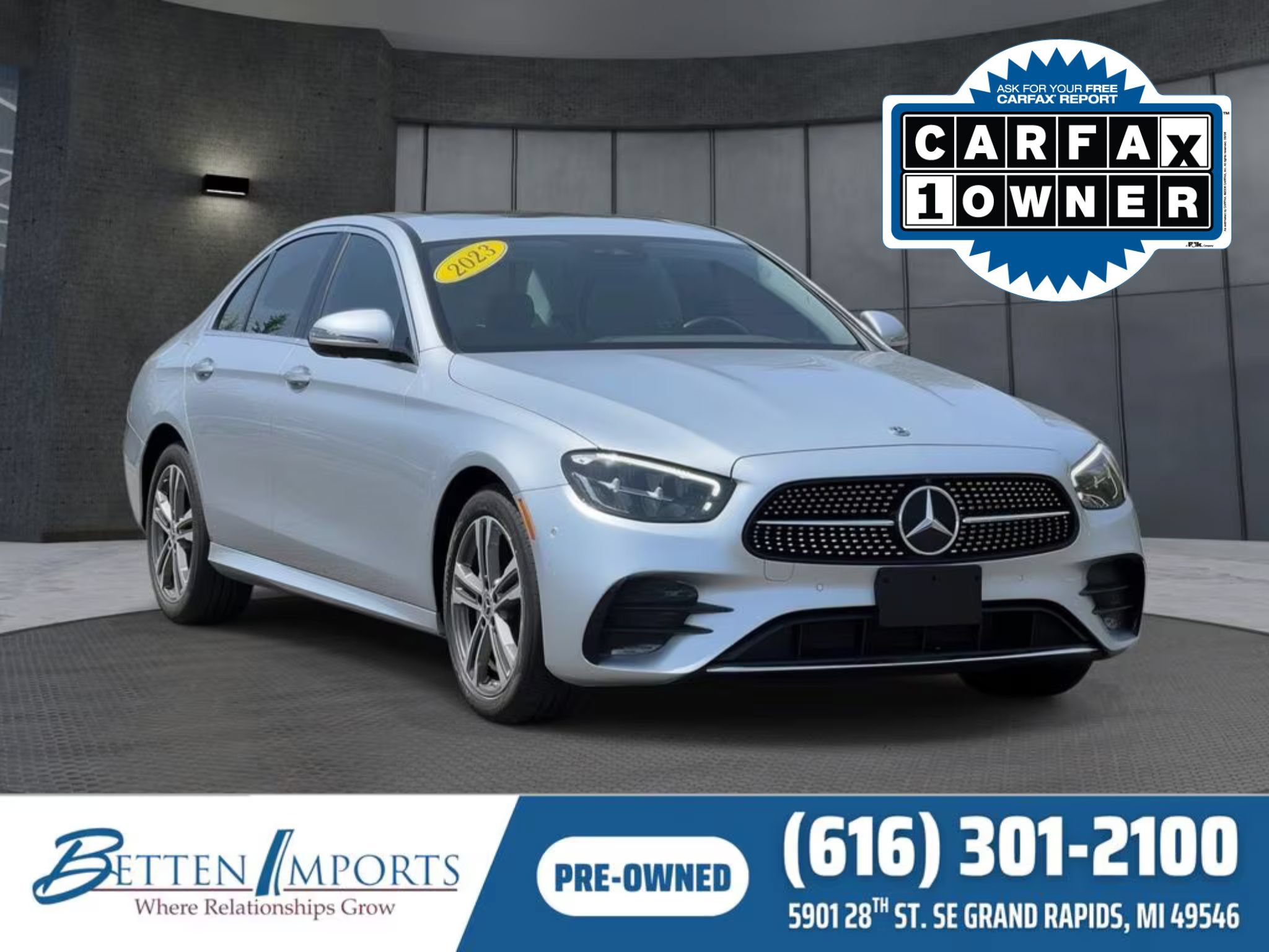 Used 2023 Mercedes-Benz E 350 4MATIC Sedan w/ Premium Package image 1