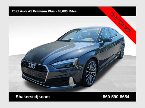 Used 2021 Audi A5 2.0T Premium Plus w/ Premium Plus AWD/4WD image 1