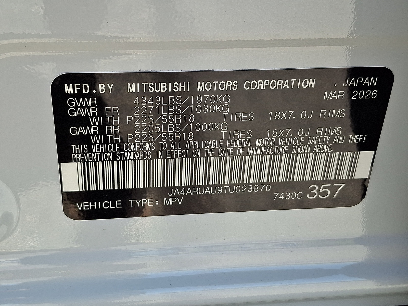 New 2026 Mitsubishi Outlander Sport ES AWD/4WD image 21