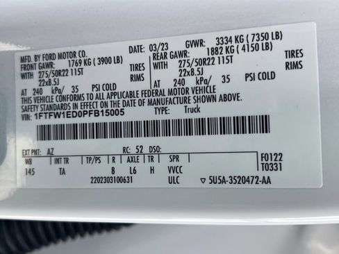 Used 2023 Ford F150 Limited image 27