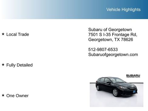 Certified 2023 Subaru Impreza 2.0i image 10