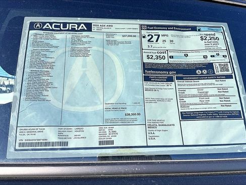 New 2025 Acura ADX AWD image 42