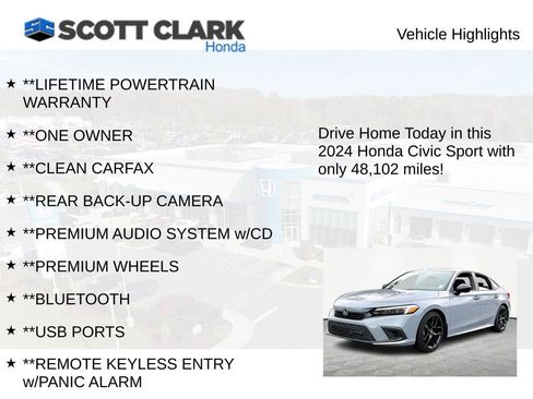 Used 2024 Honda Civic Sport image 11