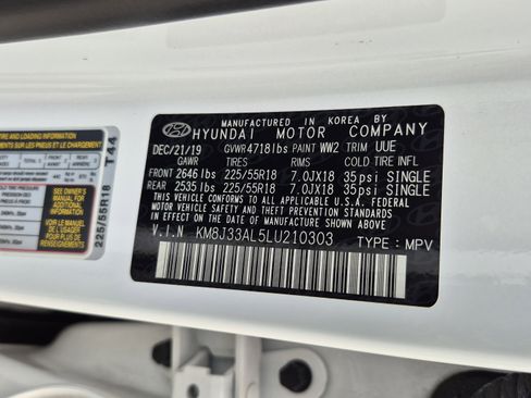 Used 2020 Hyundai Tucson Ultimate FWD image 34