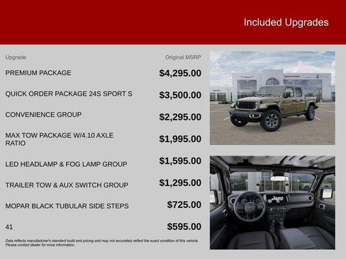 New 2025 Jeep Gladiator Sport w/ Premium Package image 7