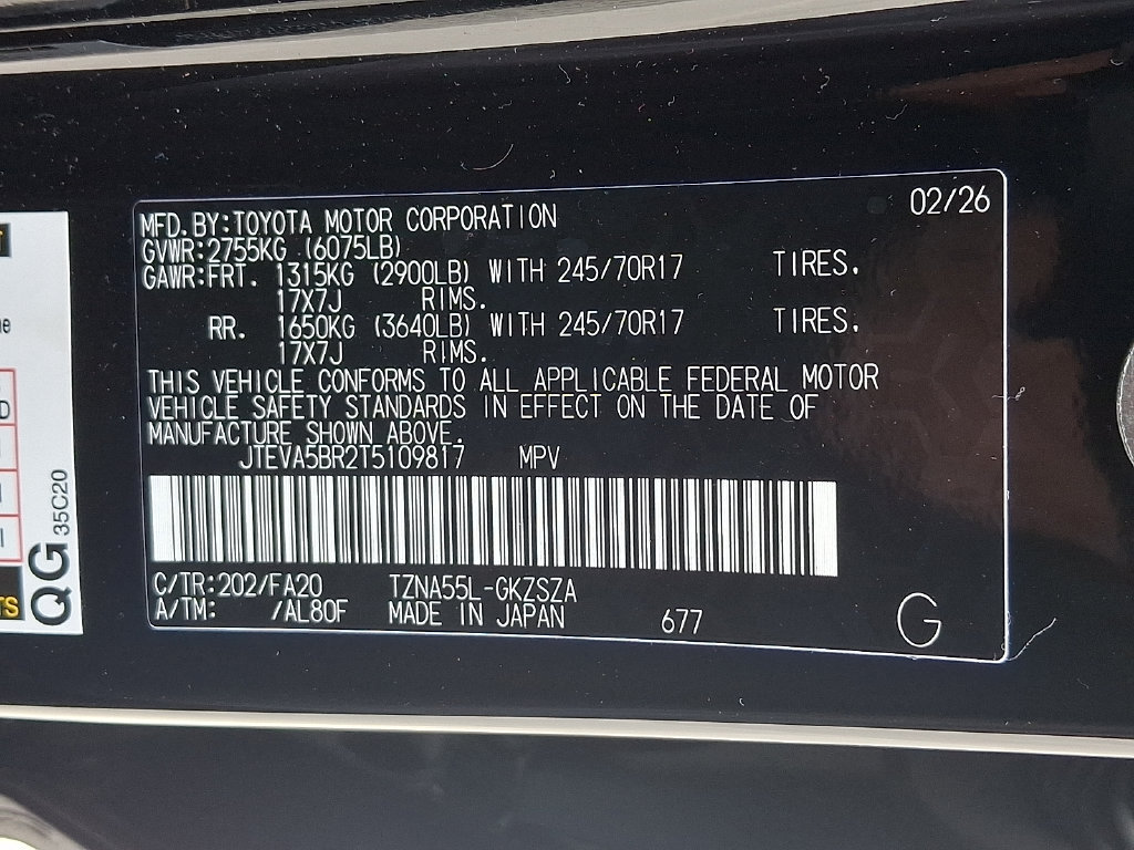 Used 2026 Toyota 4Runner SR5 AWD/4WD image 27