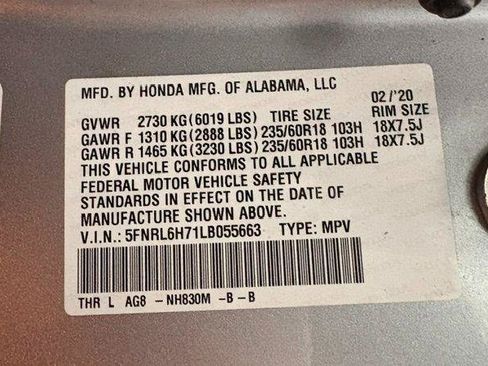 Used 2020 Honda Odyssey EX-L image 16