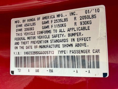 Used 2010 Honda Accord EX-L image 45