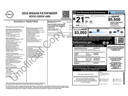 Used 2024 Nissan Pathfinder Rock Creek AWD/4WD image 15