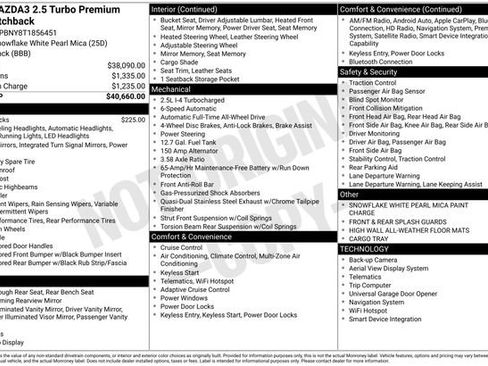 New 2026 MAZDA MAZDA3 Hatchback w/Premium Plus Pkg AWD/4WD image 5