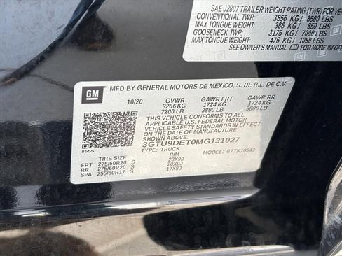 Used 2021 GMC Sierra 1500 SLT w/ SLT Premium Plus Package AWD/4WD image 30