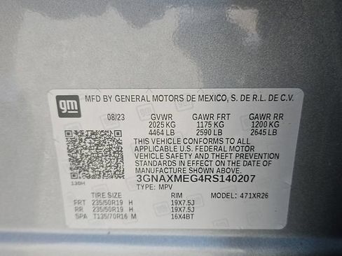 Used 2024 Chevrolet Equinox RS w/ RS Leather Package FWD image 31