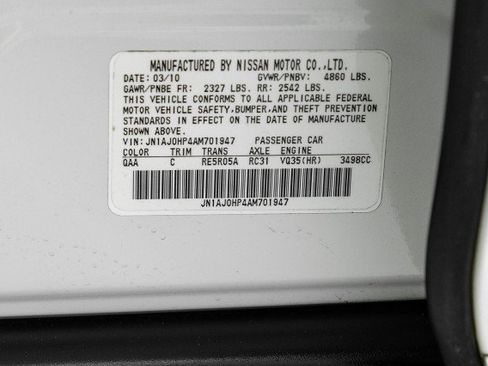 Used 2010 INFINITI EX35 Journey RWD image 54