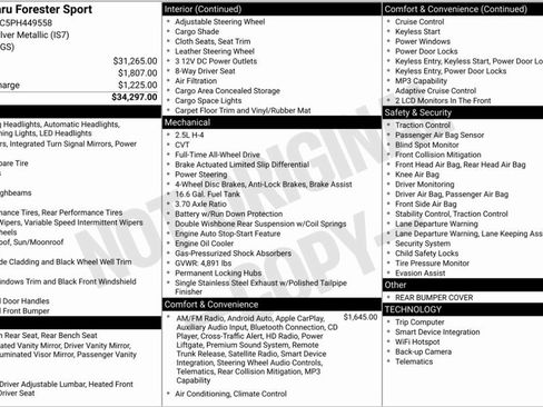 Used 2023 Subaru Forester Sport image 5