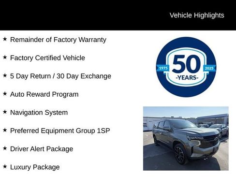 Used 2023 Chevrolet Suburban RST w/ Luxury Package image 5