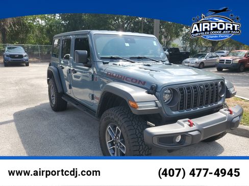 Used 2024 Jeep Wrangler Unlimited Rubicon w/ Technology Group AWD/4WD image 1