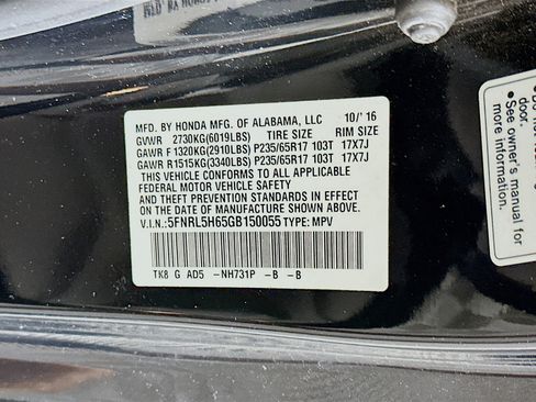 Used 2016 Honda Odyssey EX-L image 12
