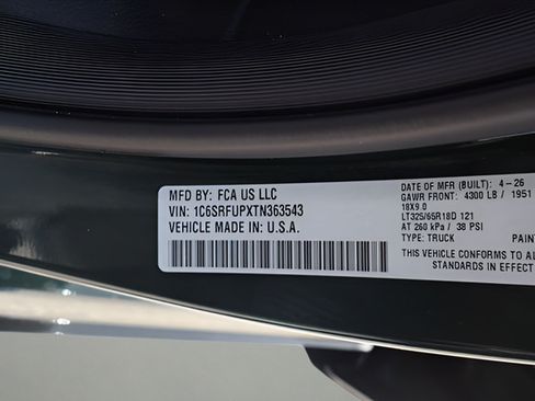 New 2026 RAM 1500 RHO AWD/4WD image 15