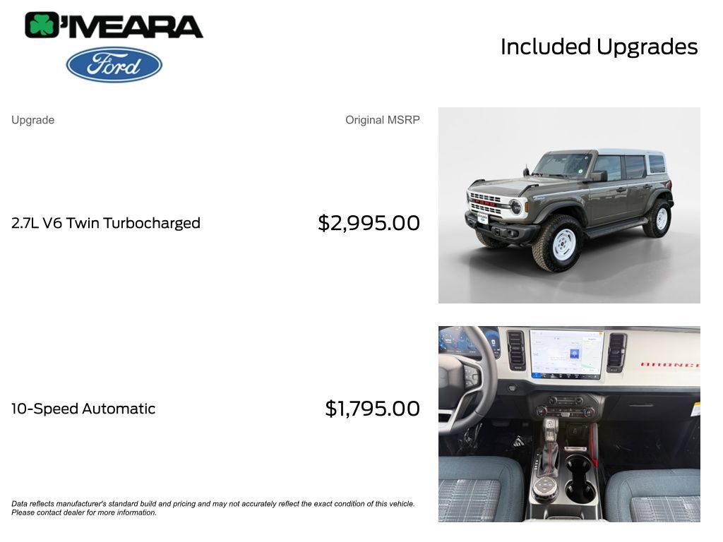 New 2026 Ford Bronco Heritage Edition AWD/4WD image 4