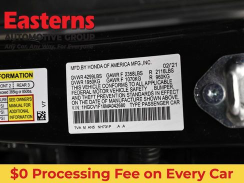 Used 2021 Honda Accord LX image 33