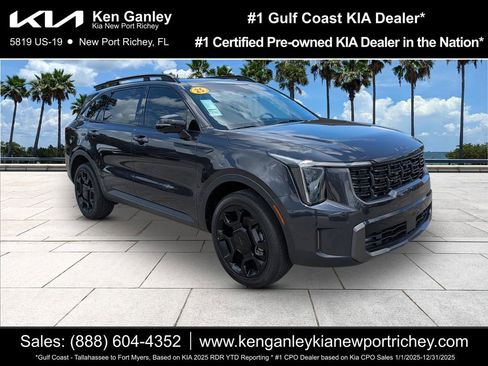 Certified 2025 Kia Sorento SX Prestige w/ Sage Leather Package AWD/4WD image 1